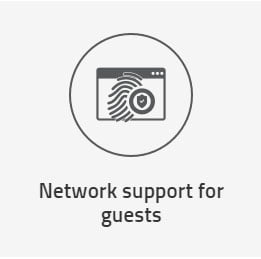 Network support for guests